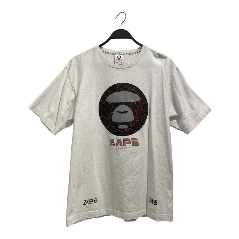 Elevated Fashion AAPE BY A BATHING APE/T-Shirt/XL/Cotton/WHT/Graphic/03 5772 2524