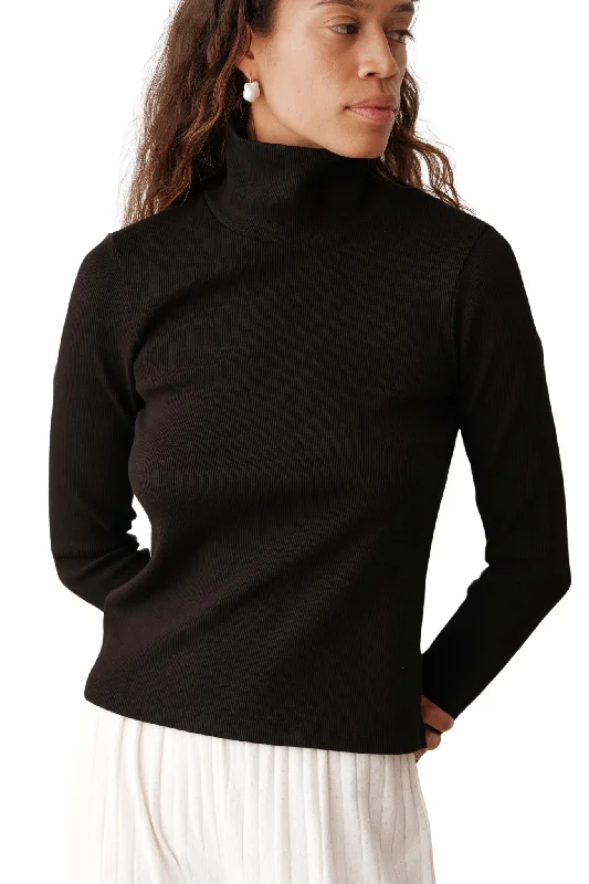 Earthy Minimalism The Rib Turtleneck