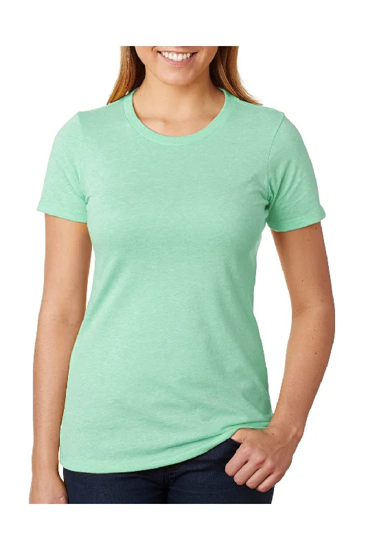 Modern Outerwear Next Level Womens CVC Jersey Short Sleeve Crewneck T-Shirt - Mint Green - Closeout