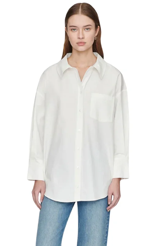 Soft Monochrome Mika Shirt in White