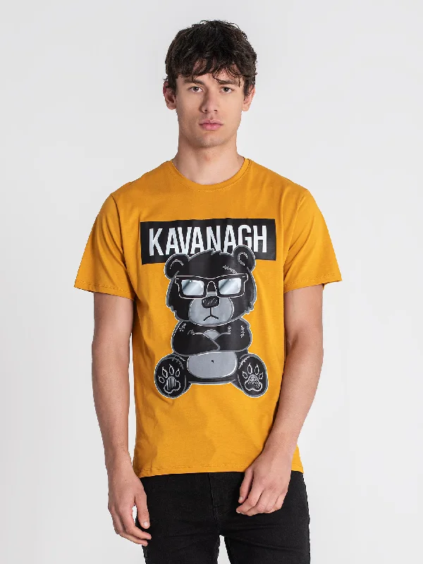 Elevated Monochrome Yellow Bear Swag Tee