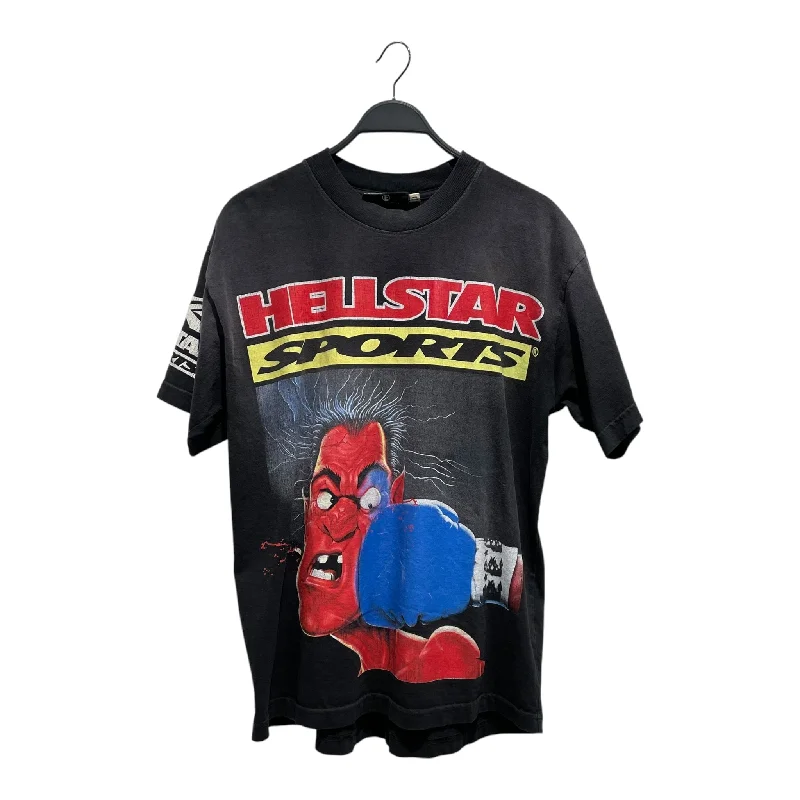 Casual Classic HELLSTAR/T-Shirt/M/Cotton/BLK/Graphic/Bigger Than Satan Tee