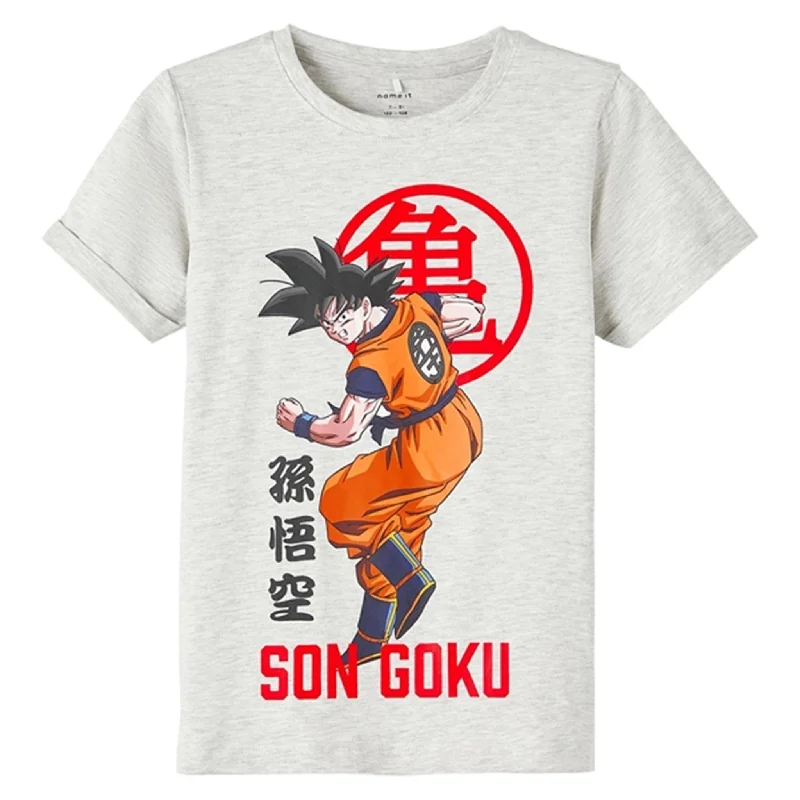 Contemporary Fit Name it Light Grey Melange Marly Dragonball T-Shirt