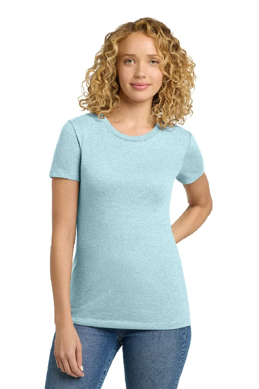 Classic Weekend Next Level Womens CVC Jersey Short Sleeve Crewneck T-Shirt - Ice Blue