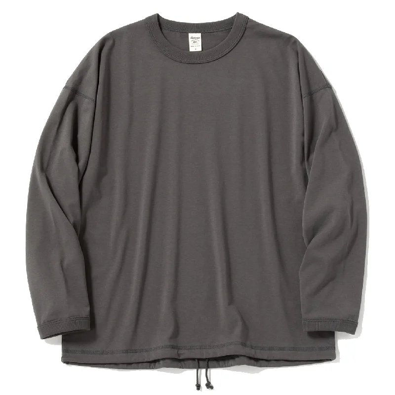 Chic Outerwear Jackman Grace Himo L/S T-Shirt Gunmetal