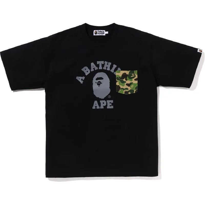 Rugged Elegance Abc Camo College Pocket Relaxed Tee Mens