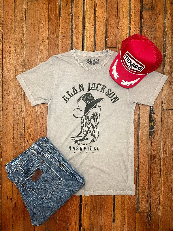 Tailored Modern Alan Jackson Nashville Boot T-Shirt