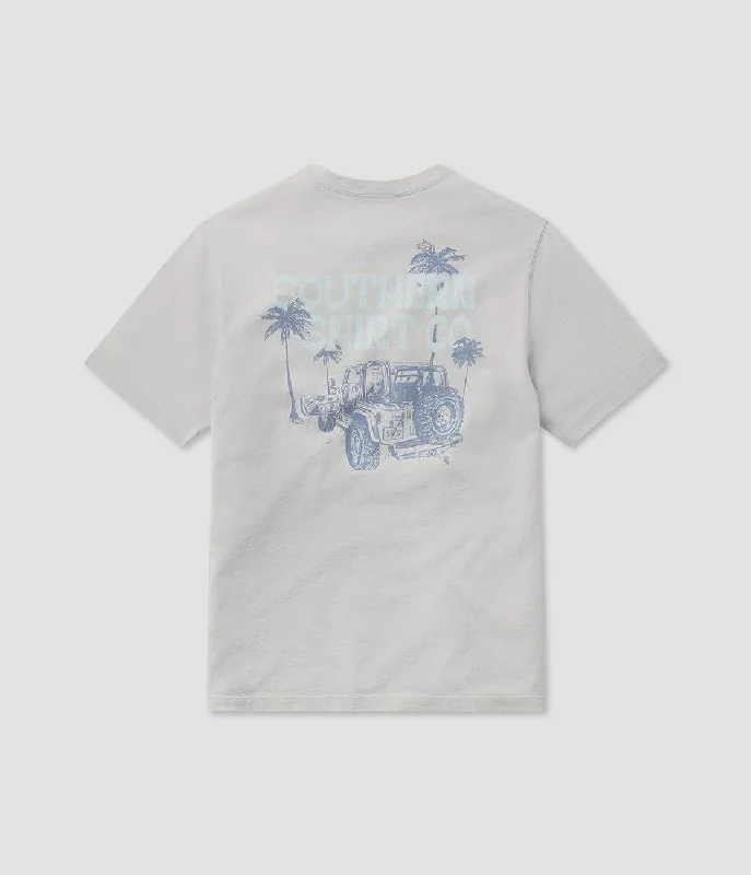 Classic Neutrals Sunset Drive Tee SS - Oyster