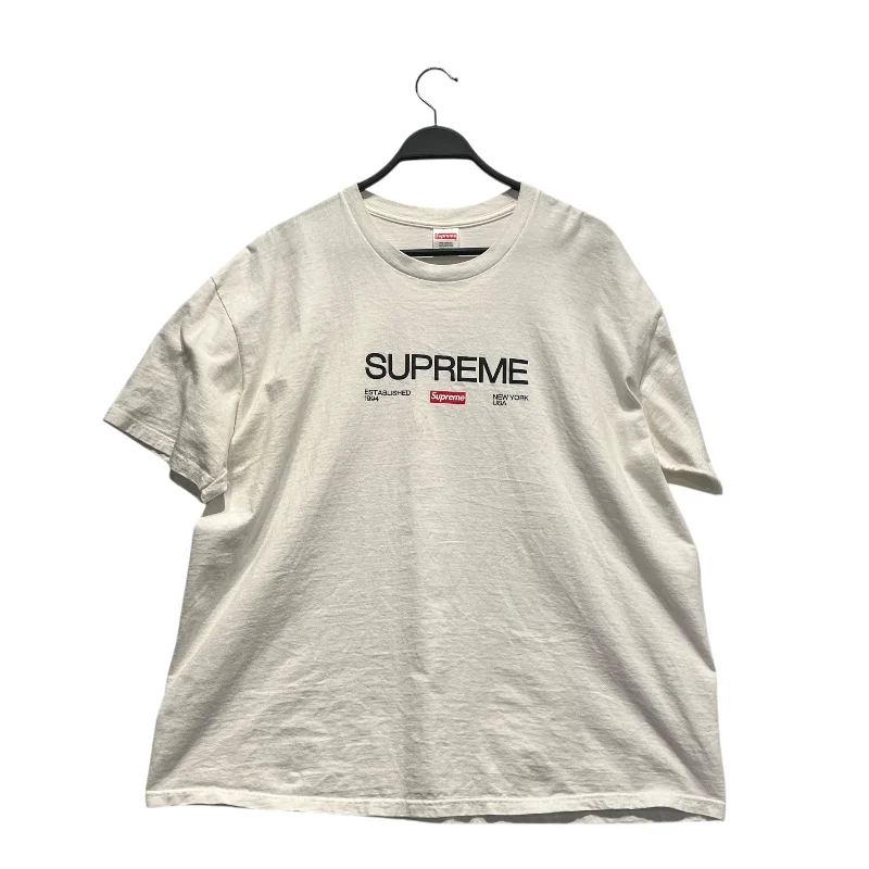 Relaxed Prints Look Supreme/T-Shirt/XXL/Cotton/WHT/