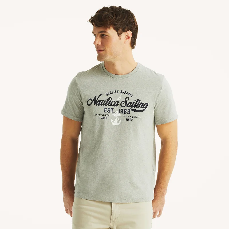 Urban Sportwear Nautica Mens Heritage Graphic T-Shirt