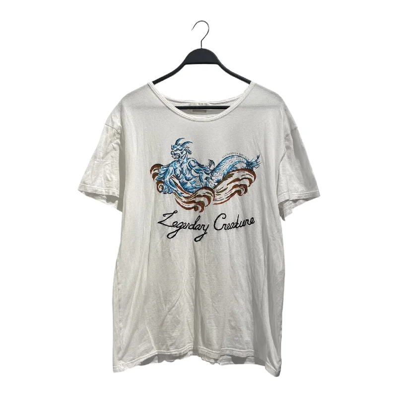 Contemporary Patterns Alexander McQueen/T-Shirt/L/Cotton/WHT/Graphic/