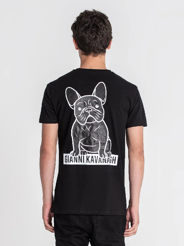 Rugged Prints Black Clone Woof Tee