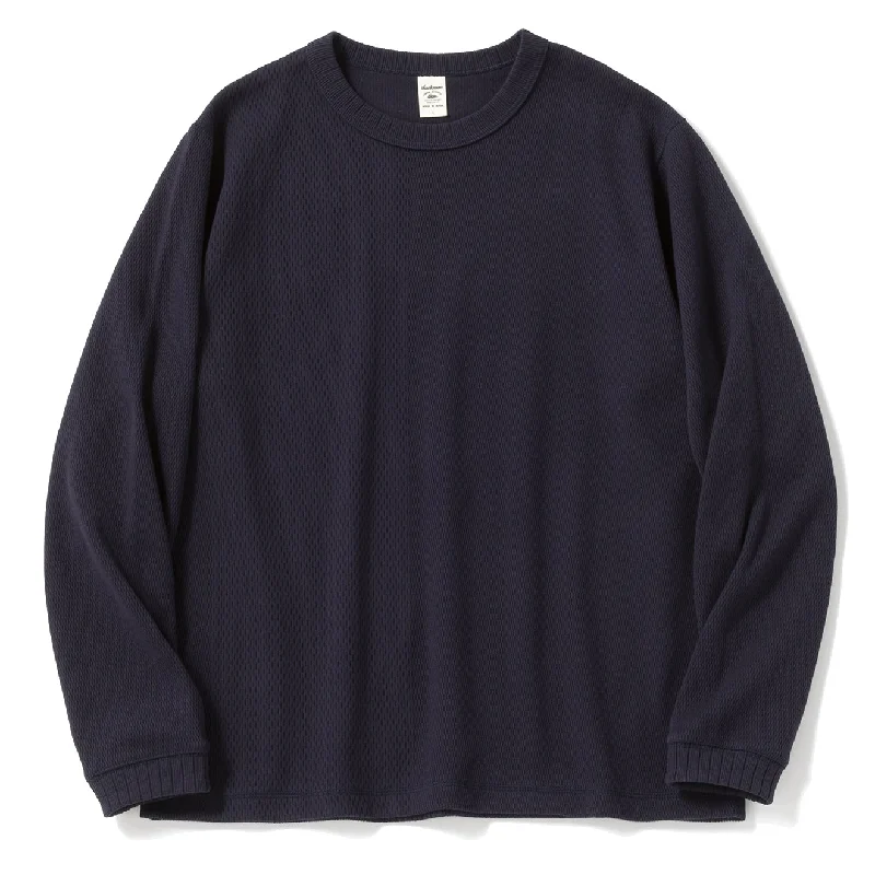 Simplistic Tailoring Jackman L/S Thermal T-Shirt Dark Navy