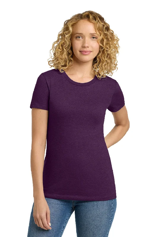 Versatile Fashion Next Level Womens CVC Jersey Short Sleeve Crewneck T-Shirt - Plum Purple