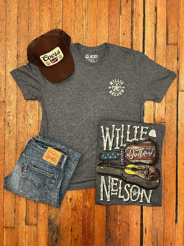 Soft Casual Willie Nelson Outlaw T-Shirt