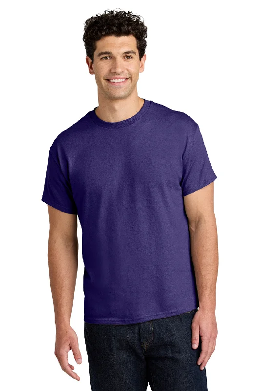 Cozy Aesthetic Gildan Mens Short Sleeve Crewneck T-Shirt - Purple