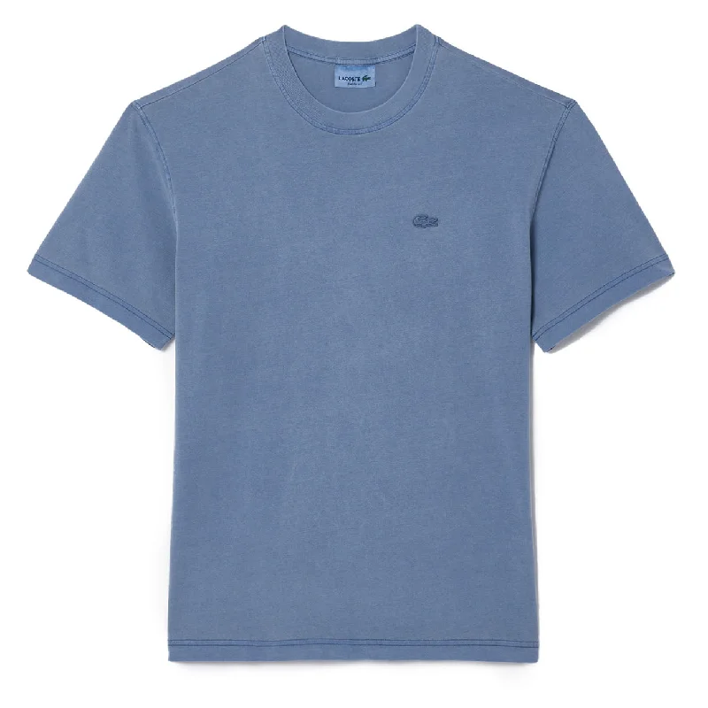 Cozy Streetwear Lacoste Eco Dye T-Shirt Eco Stonewash