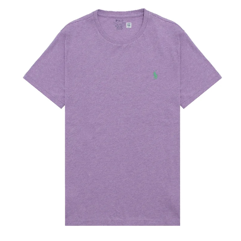 Elevated Tailoring Polo Ralph Lauren Custom Slim Crewneck T-Shirt Pastel Purple