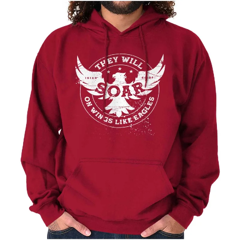 Rugged Street On Eagles Wings Hoodie