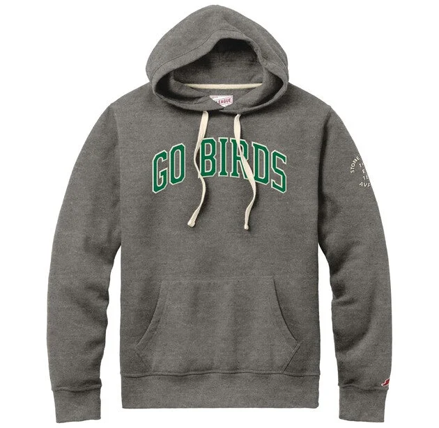 Relaxed Outdoors Go Birds Stadium Hoodie - Phys Ed Gray