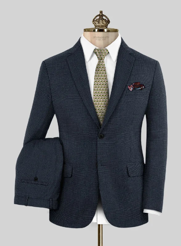 Contemporary Patterns Bristol Nailhead Blue Suit