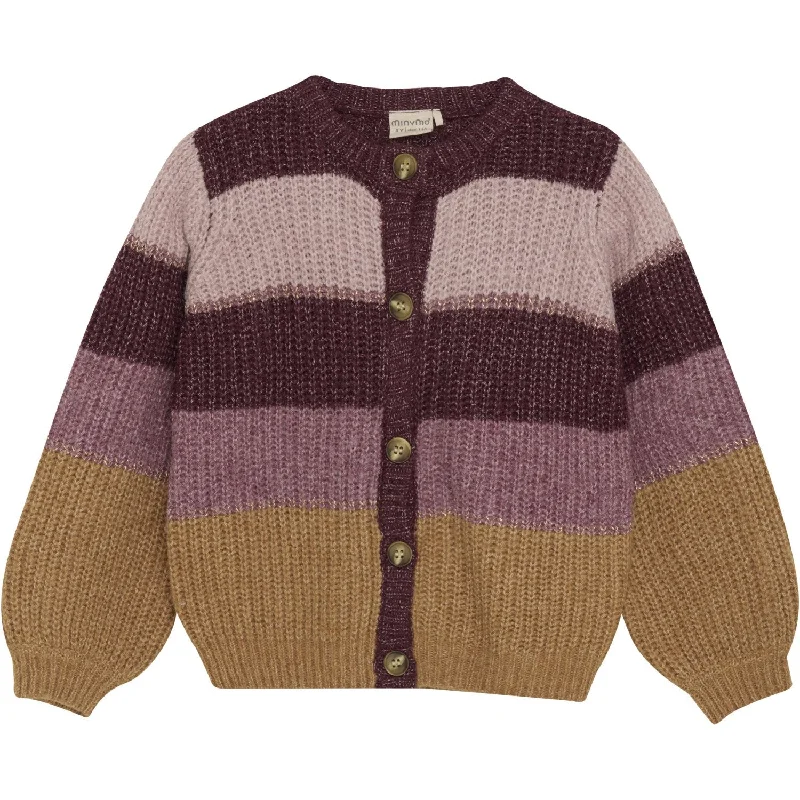 Modern Statement Minymo Pale Mauve Cardigan Strik