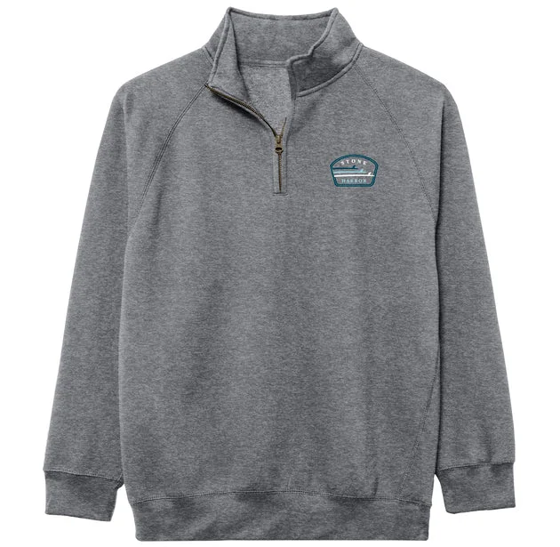 Tailored Utility Men's Stone Harbor Benchmark Quarter Zip - Premium Heather