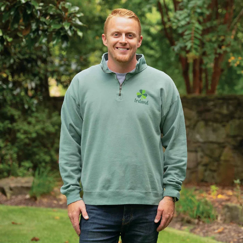 Versatile Fashion Ireland Quarter Zip- Green