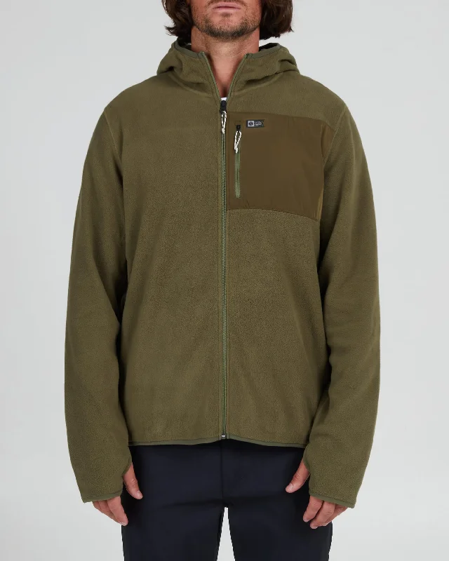 Modern Outdoor Ebbtide Zip Hoody Polar Fleece - Olive