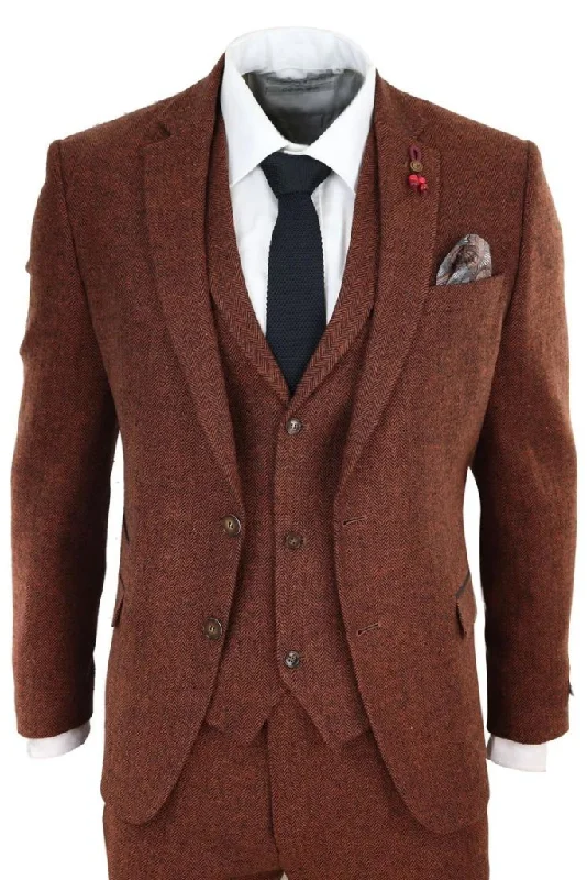 Casual Essentials Men Brown Tweed Suit, Wedding Suit, Winter Tweed Suits, Formal Wear, Dinner Suit, Party Wear Bespoke Suit