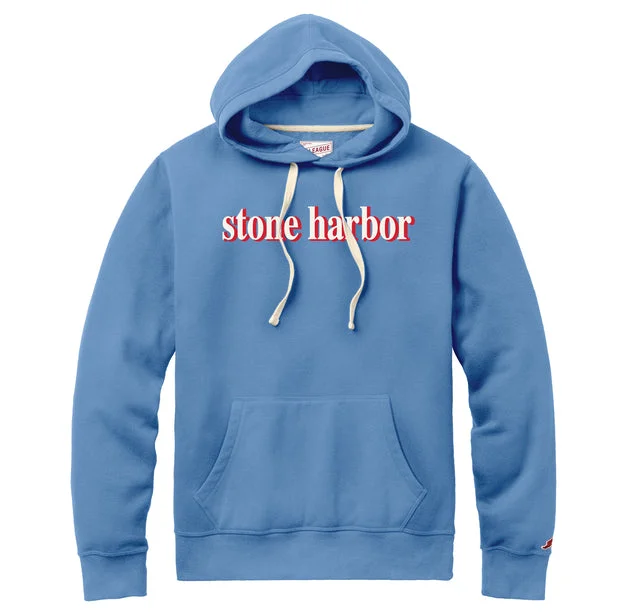 Minimalist Prints Men's Stone Harbor Stadium Hood - Power Blue