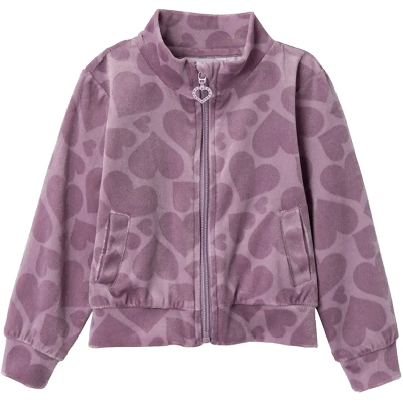 Smart Urban Name it Lavender Mist Sofie Velour Cardigan