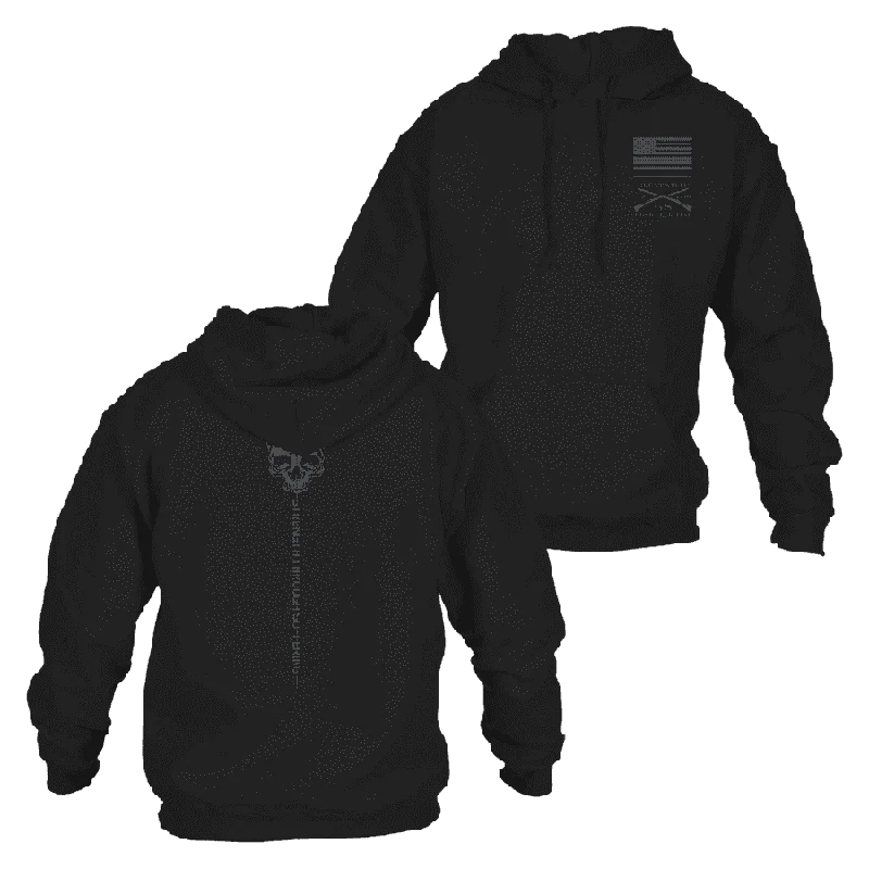 Clean Utility Strength Through Suffering Hoodie - Black