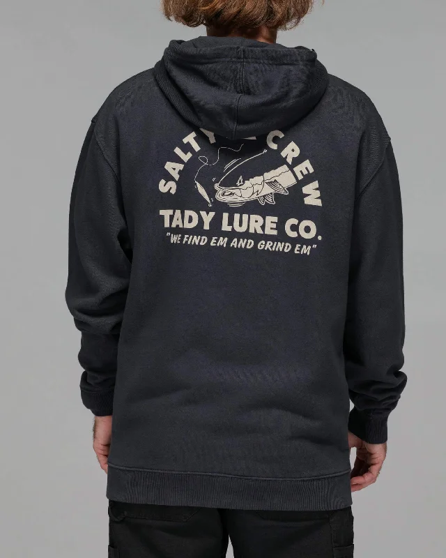 Stylish Patterns Tady Vintage Hood Fleece - Pigment Black