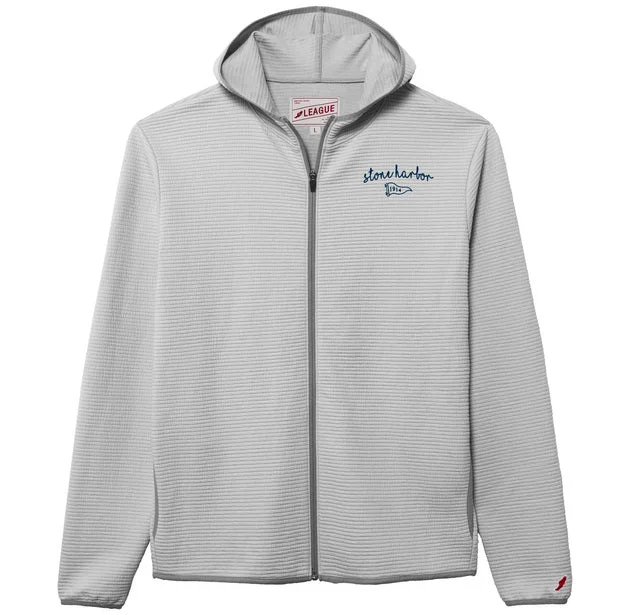 Retro Elegance Men's Stone Harbor Summit Full Zip w/Hood - Modern Gray