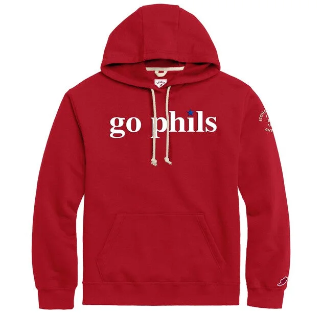 Modern Basics Go Phils Essential Fleece Hoodie - Cardinal Red