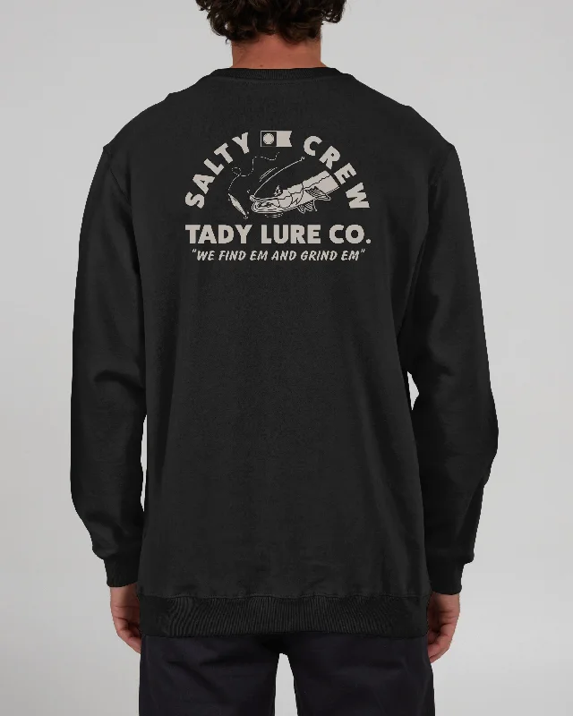 Rugged Utility Tady Vintage Crew Fleece - Pigment Black