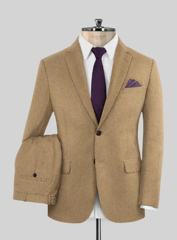 Modern Basics Italian Prima Caramel Wool Suit