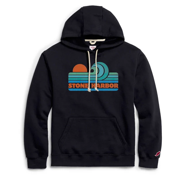 Clean Utility Stone Harbor Essential Fleece Hoodie - Navy Unisex