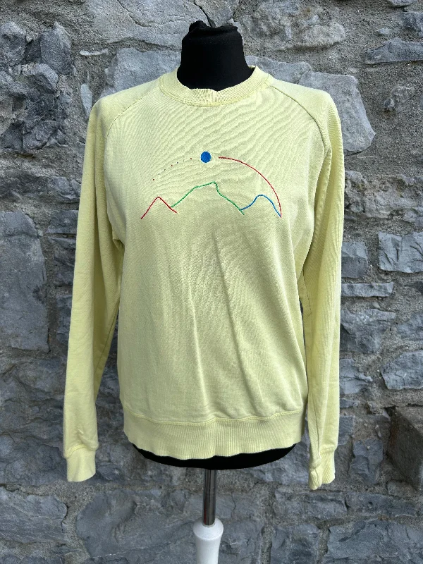 Modern Tailored Mountains yellow sweatshirt uk 8-10