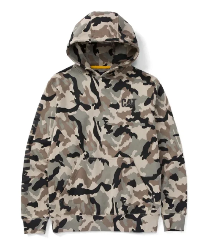 Urban Sportwear CAT Trademark Banner Hooded Sweatshirt - Neo Camo