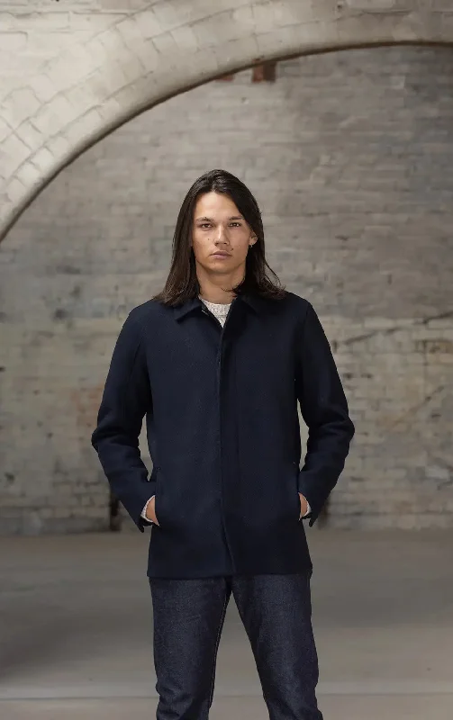 Relaxed Modern PERFORMANCE WOOL CAR COAT
