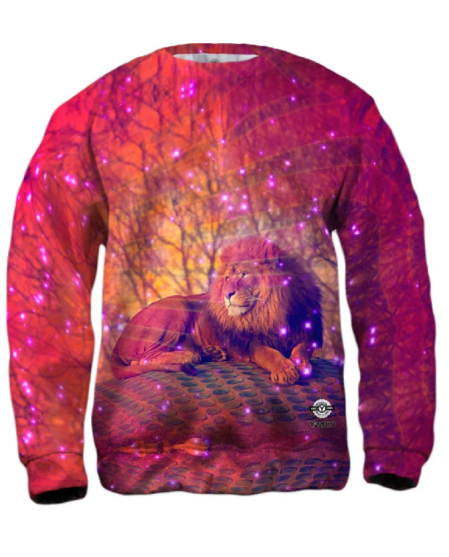 Sporty Outerwear Sunset Lion