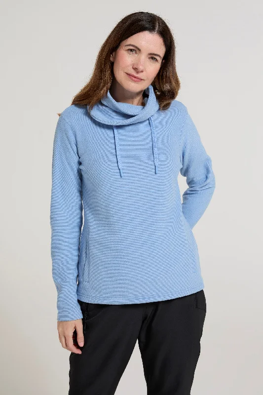 Structured Monochrome Blue sweatshirt uk 8