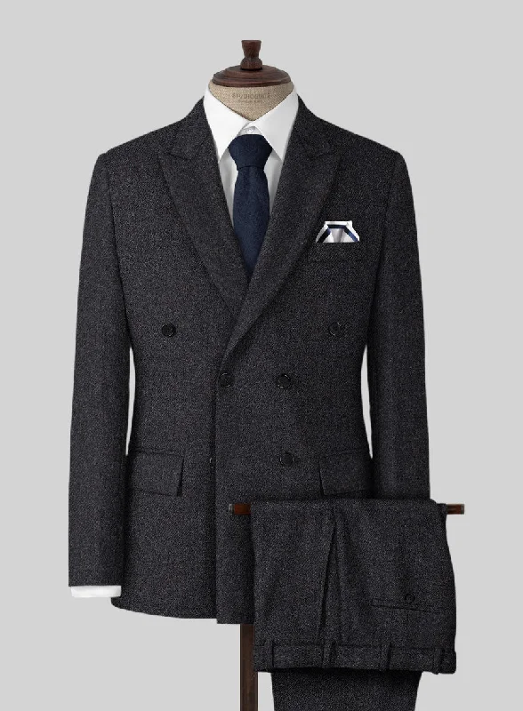 Rugged Utility Highlander Charcoal Tweed Suit