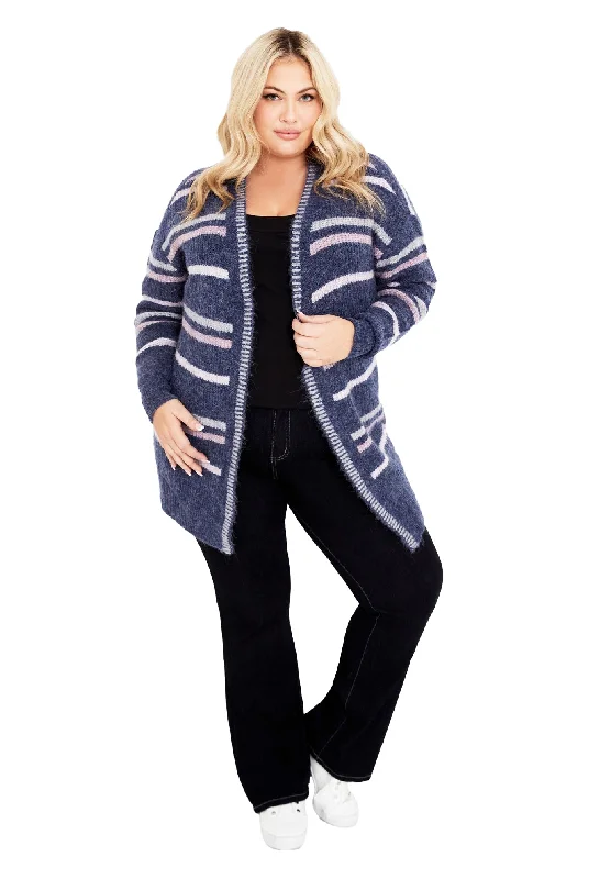 Sophisticated Weekend Skye Stripe Cardigan