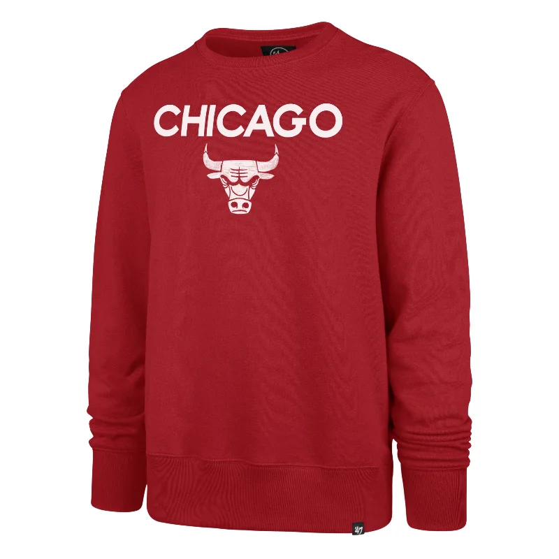 Sporty Outerwear CHICAGO BULLS CITY EDITION POSTGAME '47 HEADLINE CREW