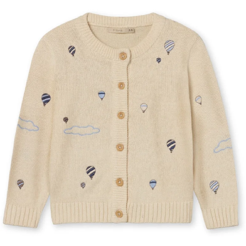 Modern Pastels Fliink Sandshell Magic Balloon Cardigan