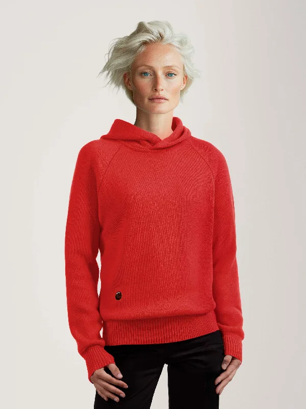 Minimalist Prints The Hoodie 2.0 - Poppy Red