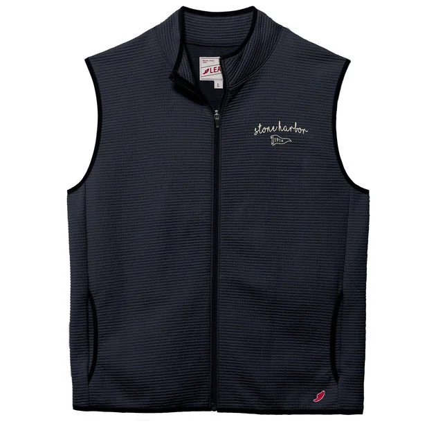 Soft Layers Men's Stone Harbor Summit Vest - Washed Dark Navy